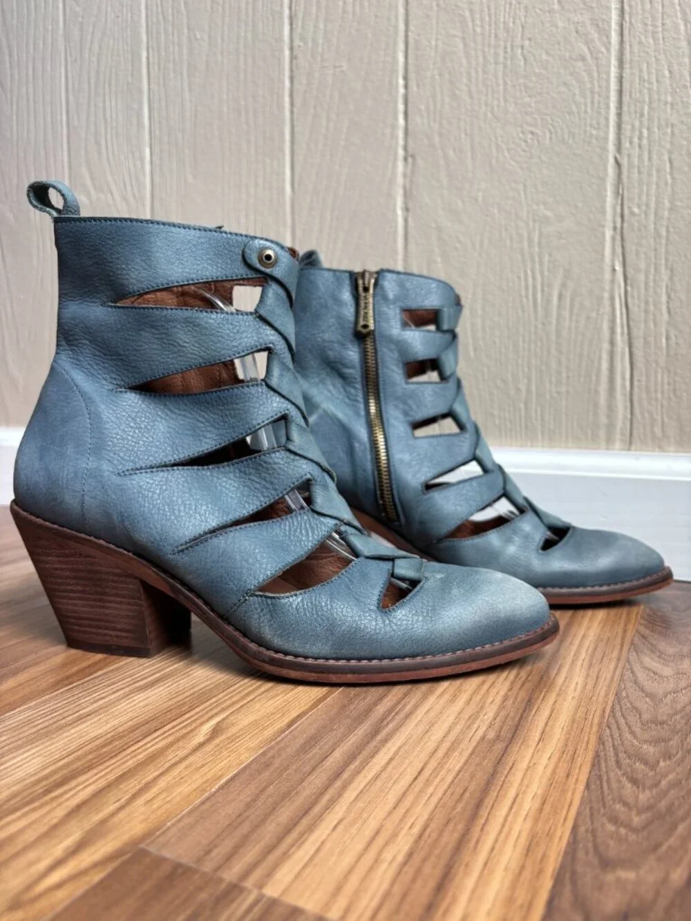 Sundance Leather Boho Cut Out Veracruz Triga Boots